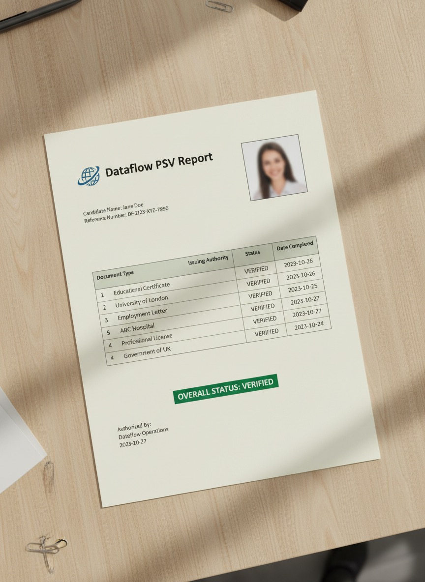 Sample Dataflow and PSV Document Preparation document